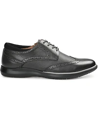 Thomas & Vine Men's Savage Embossed Wingtip Derby Dress Shoes
