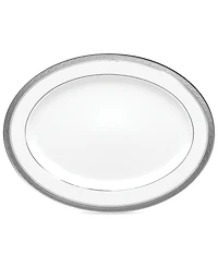 Noritake Dinnerware, Crestwood Platinum Oval Platter