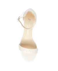 Betsey Johnson Women's Mari Block Heel Evening Sandals