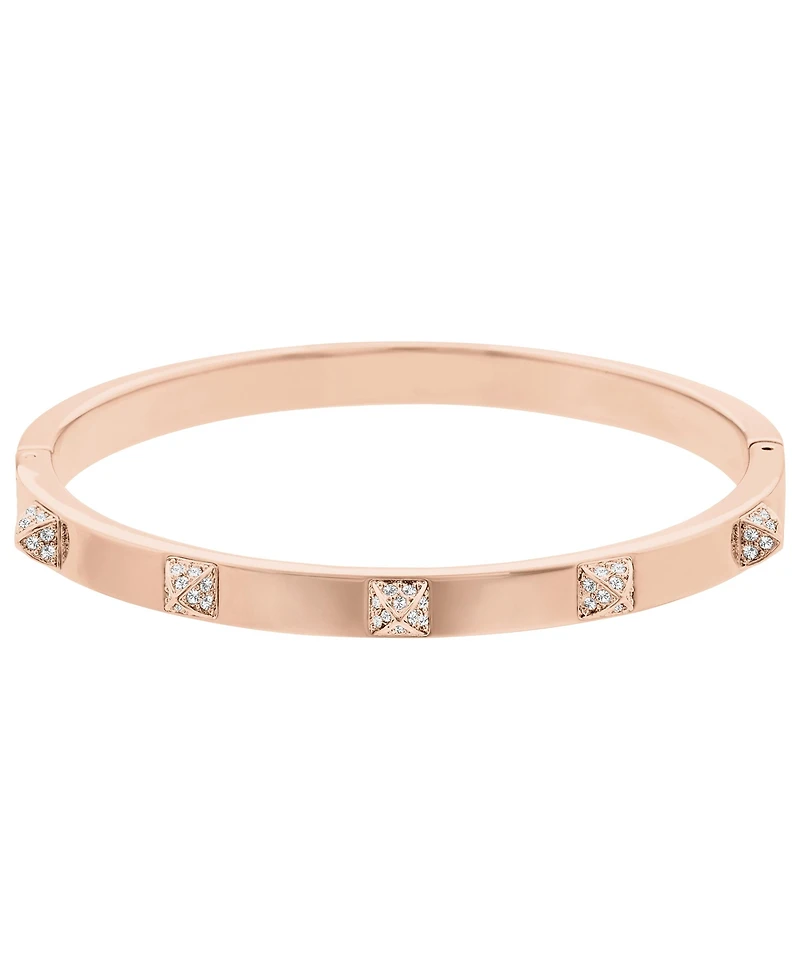Swarovski Tactic Rose Gold Tone Plated Bangle