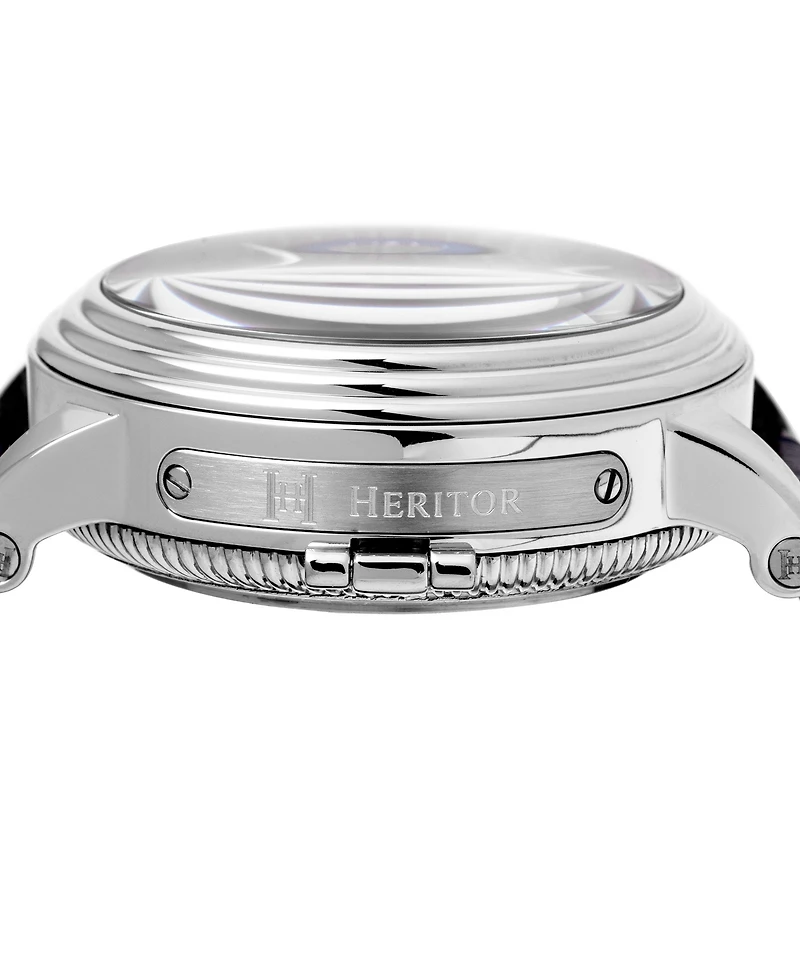 Heritor Automatic Men's Legacy Leather-Band Watch w/Day/Date