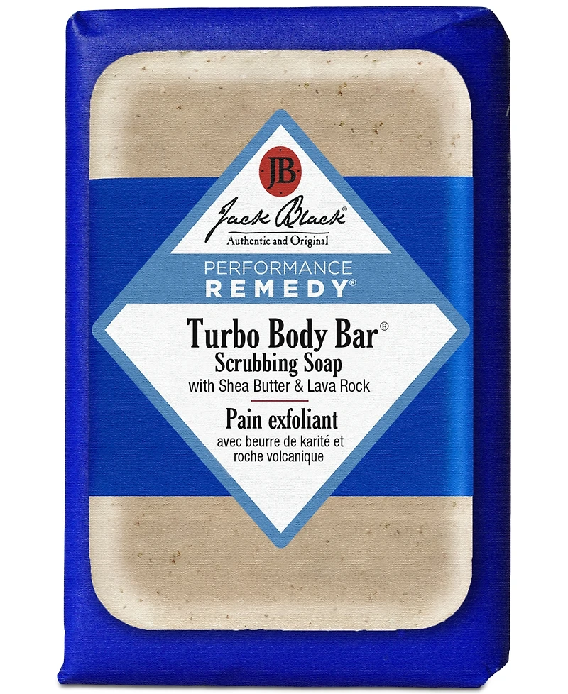 Jack Black Turbo Body Bar Scrubbing Soap, 6 oz.