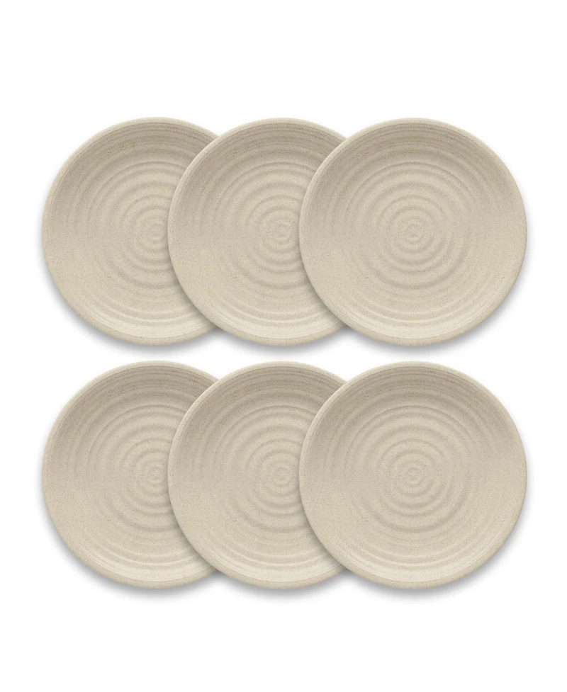 Abode Homewares Planta Artisan 6-Piece Dinner Plate Set
