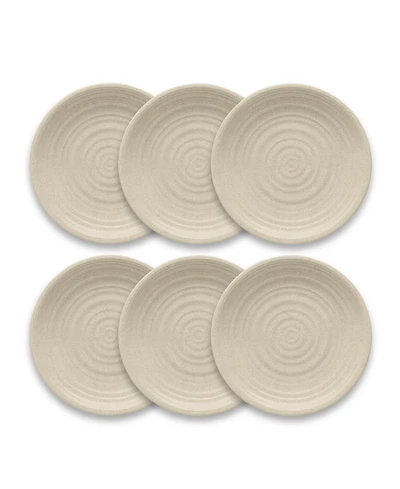 Abode Homewares Planta Artisan 6-Piece Dinner Plate Set