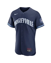 Men's Nike Navy Chicago Cubs City Connect Authentic Jersey