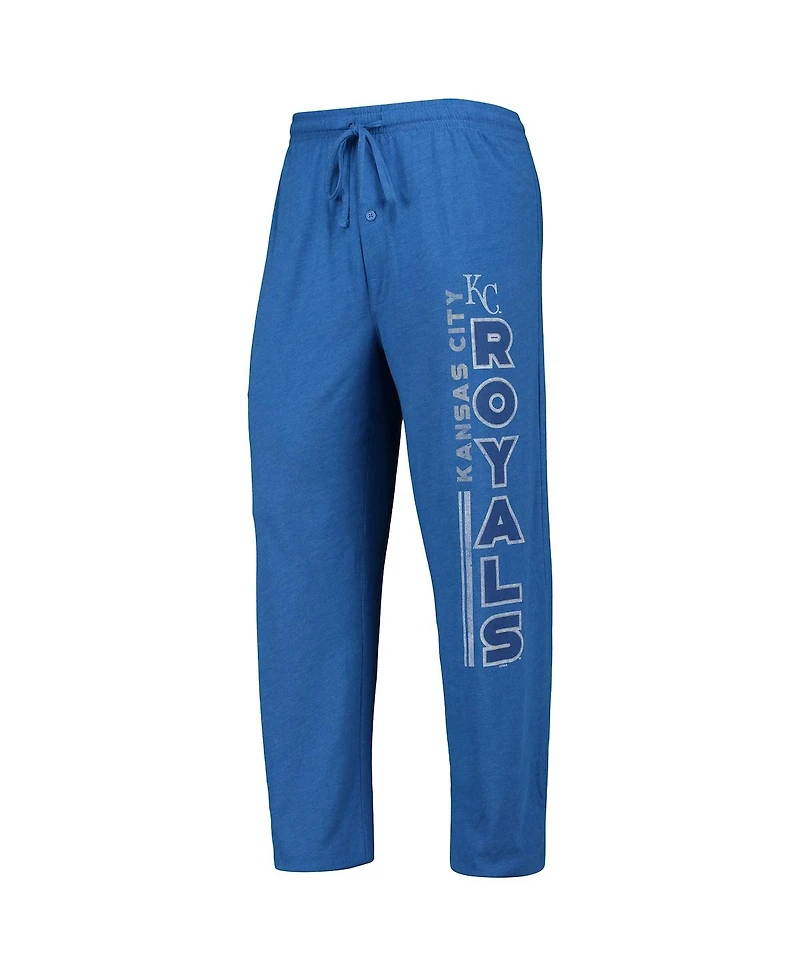 Men's Concepts Sport Royal, Light Blue Kansas City Royals Meter T-shirt and Pants Sleep Set