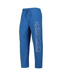 Men's Concepts Sport Royal, Light Blue Kansas City Royals Meter T-shirt and Pants Sleep Set