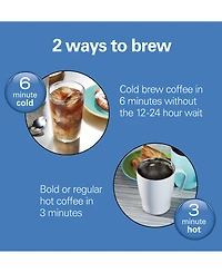 Hamilton Beach Convenient Craft Single-Serve Rapid Cold Brew & Hot Coffee Maker