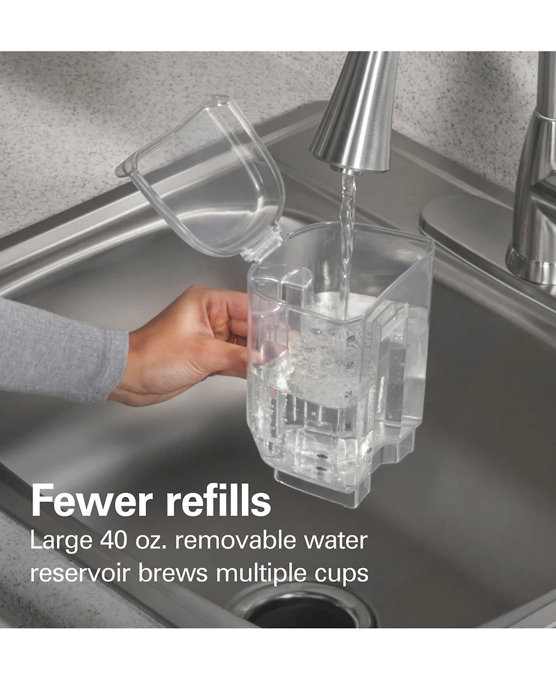 Hamilton Beach The Scoop Single-Serve Coffee Maker with Removable Reservoir