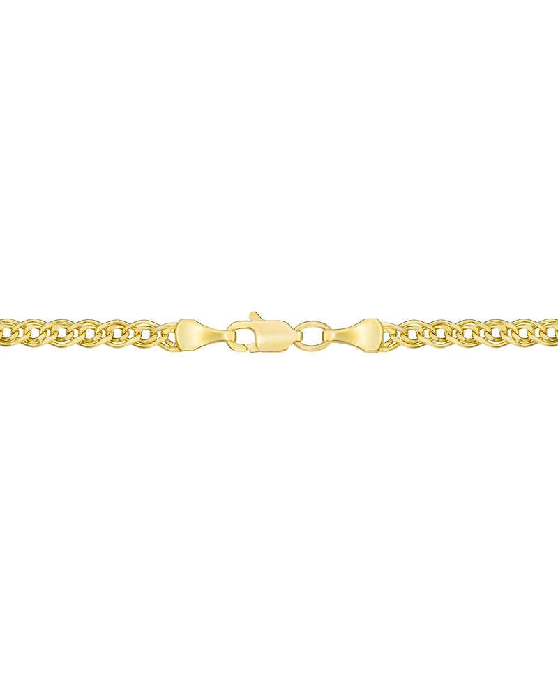 18" Nonna Link Chain Collar Necklace (2-9/10mm) in 14k Gold