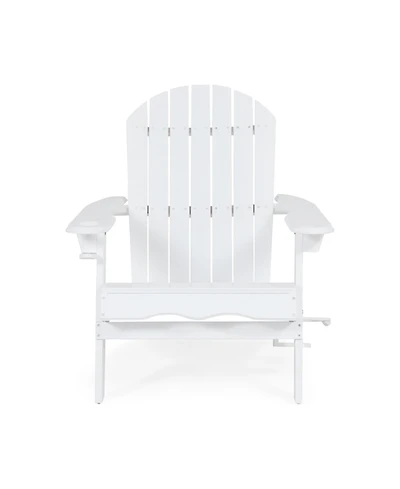 Bellwood Outdoor Acacia Folding Adirondack Chair
