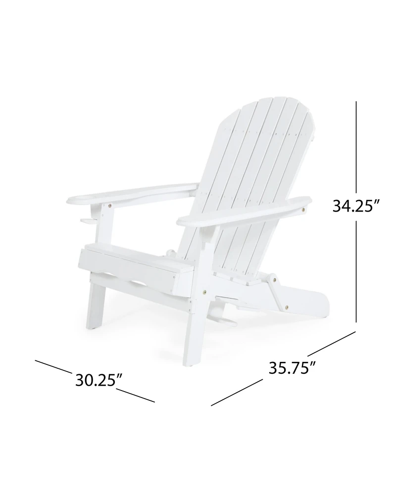 Bellwood Outdoor Folding Adirondack Chairs Set, 2 Piece