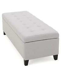 Mission Storage Ottoman