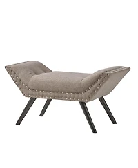 Rosalynn Tufted Ottoman Bench