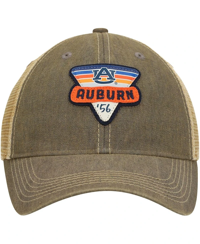 Men's Gray Auburn Tigers Legacy Point Old Favorite Trucker Snapback Hat