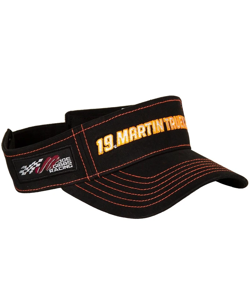 Men's Joe Gibbs Racing Team Collection Black Martin Truex Jr Visor