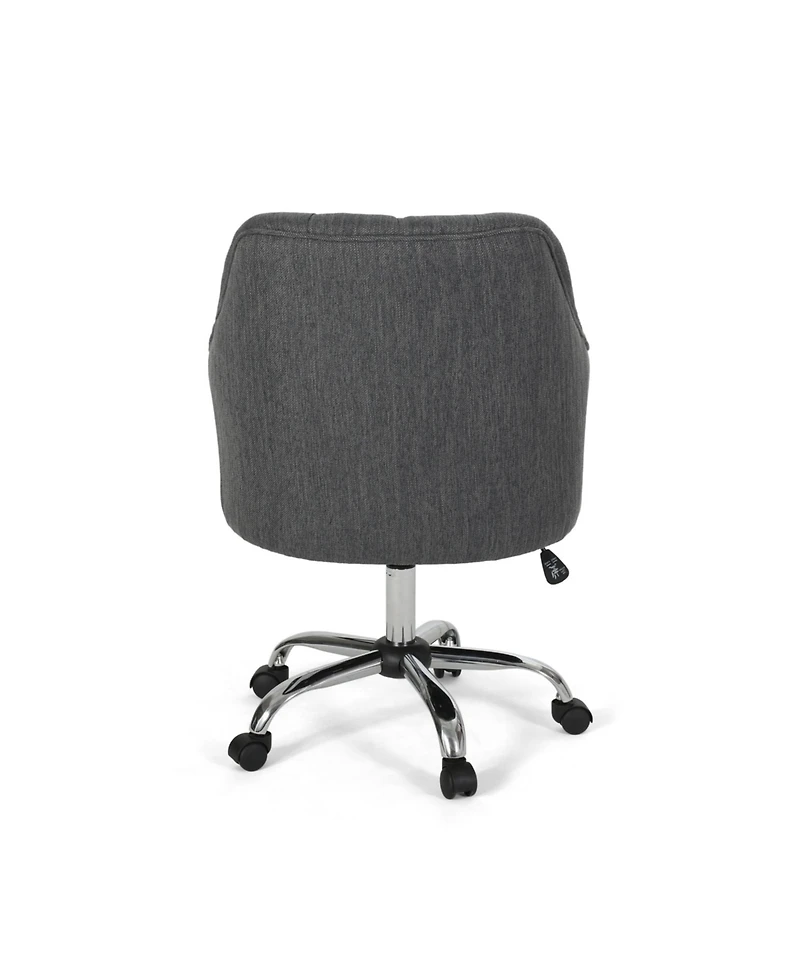 Barbour Tufted Home Office Chair with Swivel Base