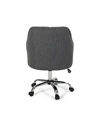 Barbour Tufted Home Office Chair with Swivel Base