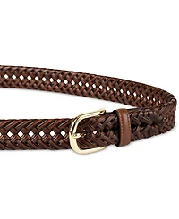 Club Room Men's Hand-Laced Braided Belt, Created for Macy's