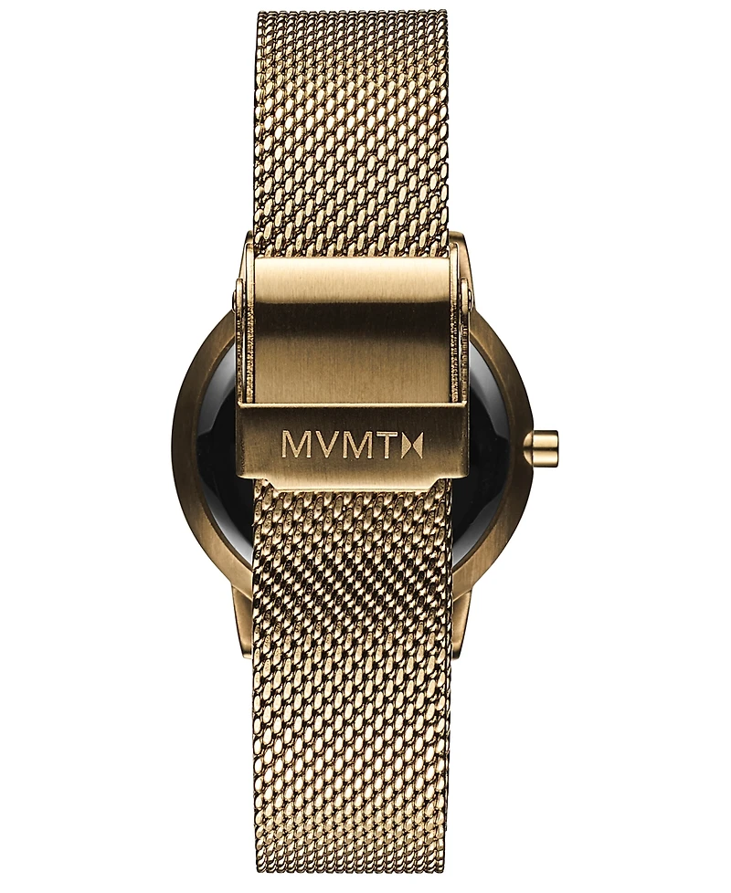 Mvmt Women's Avenue Gold-Tone Mesh Bracelet Watch 28mm