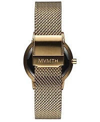 Mvmt Women's Avenue Gold-Tone Mesh Bracelet Watch 28mm