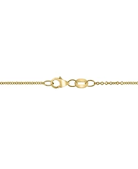 Effy Turquoise & Diamond (1/5 ct. t.w.) Teardrop Halo 18" Pendant Necklace in 14k Gold