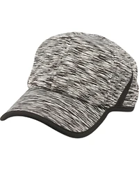 Women's Ponytail Messy Buns Yoga Ponycap with Zipper Opening