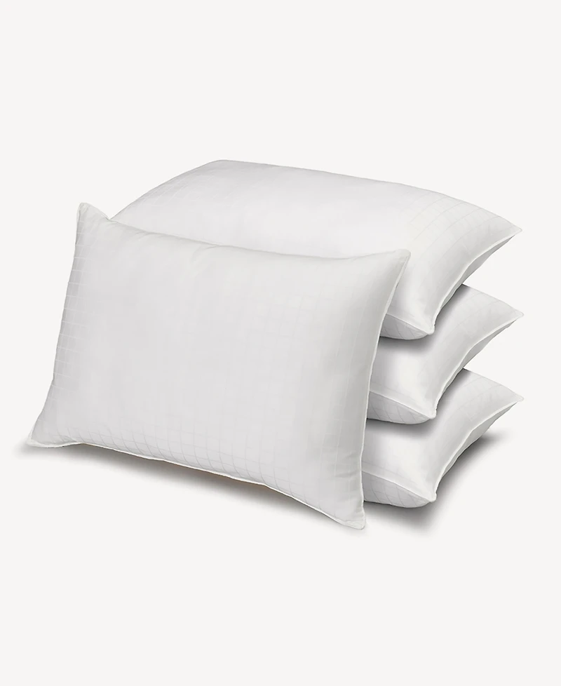 Ella Jayne 100% Cotton Dobby-Box Shell Firm Density Side/Back Sleeper Down Alternative 4-Pack Pillow