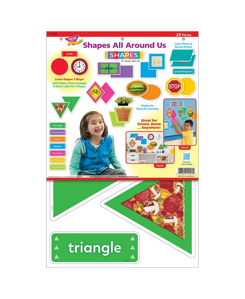 Shapes All Around Us Learning Set, 29 Pieces
