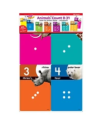 Animals Count 0-31 Learning Set, 32 Pieces