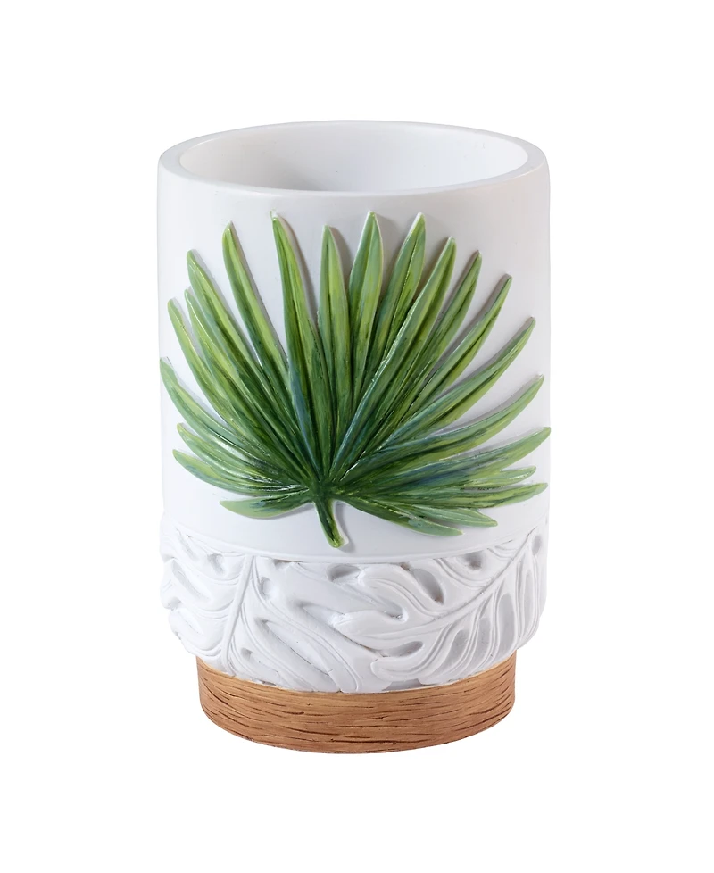 Avanti Viva Palm Leaf Cut-Out Resin Tumbler
