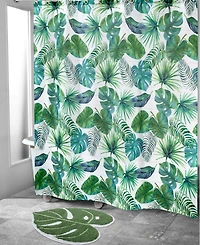 Avanti Viva Palm Printed Shower Curtain, 72" x 72"