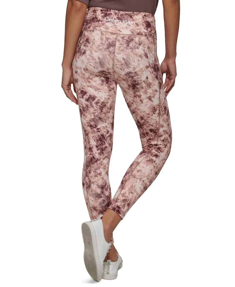 Calvin Klein Performance Printed High-Rise 7/8 Leggings