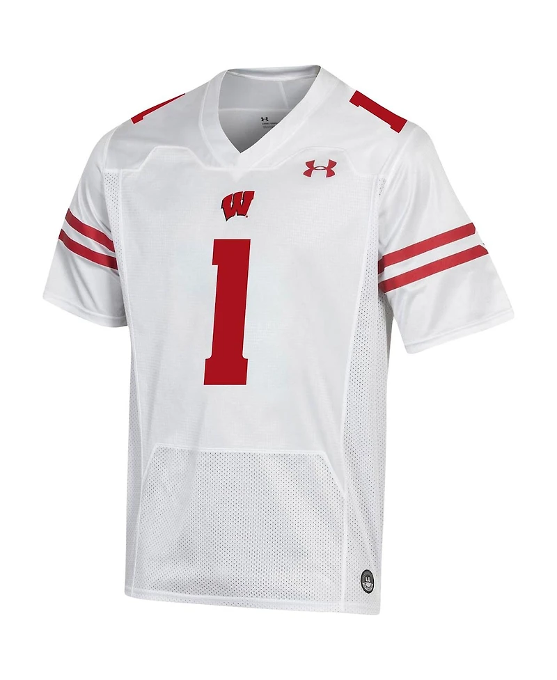 Under Armour Men's #1 Wisconsin Badgers Replica Football Jersey