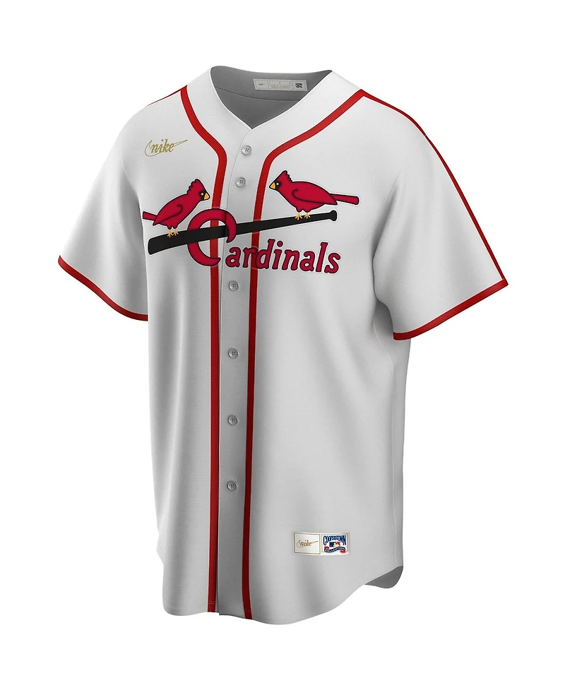 Men's Nike Ozzie Smith White St. Louis Cardinals Home Cooperstown Collection Player Jersey