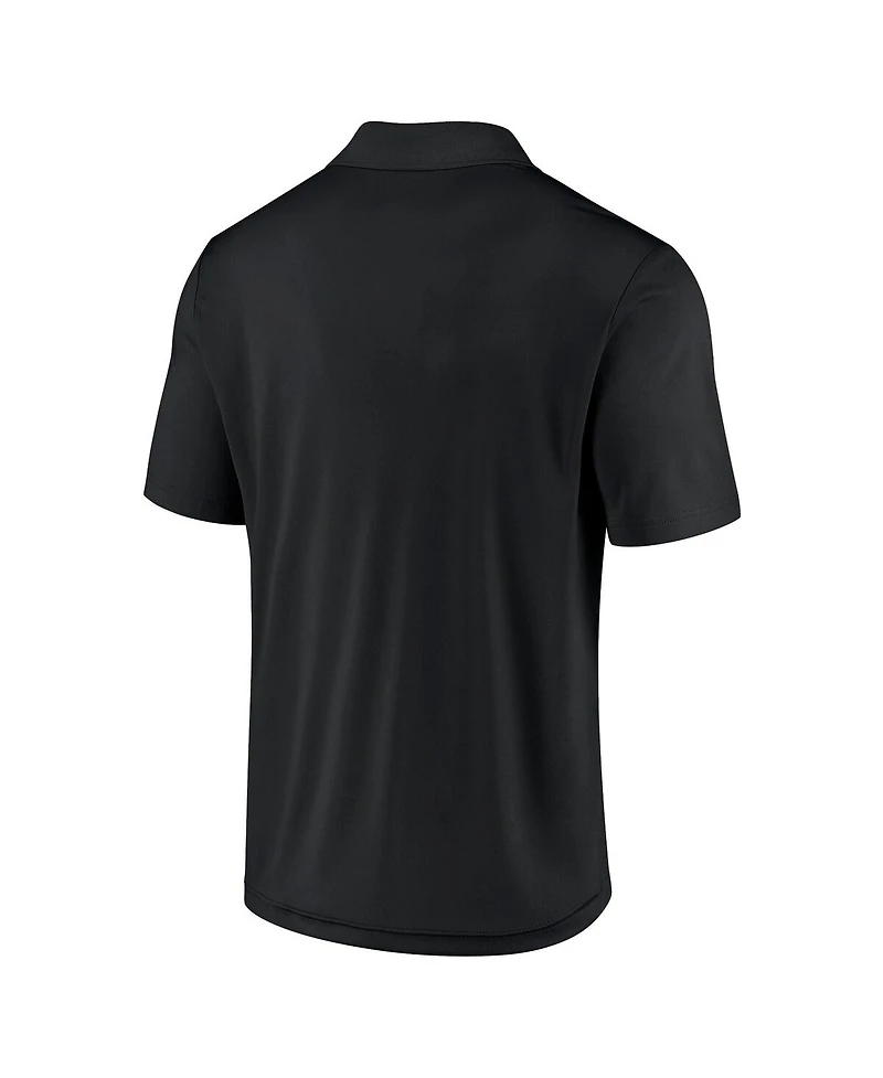 Men's Fanatics Black and Gray Chicago White Sox Primary Logo Polo Shirt Combo Set