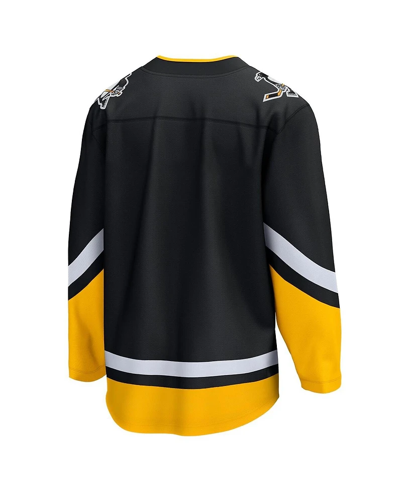 Men's Fanatics Black Pittsburgh Penguins 2021/22 Alternate Premier Breakaway Jersey