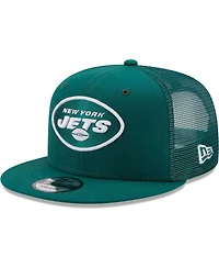Men's New Era Green New York Jets Classic Trucker 9FIFTY Snapback Hat