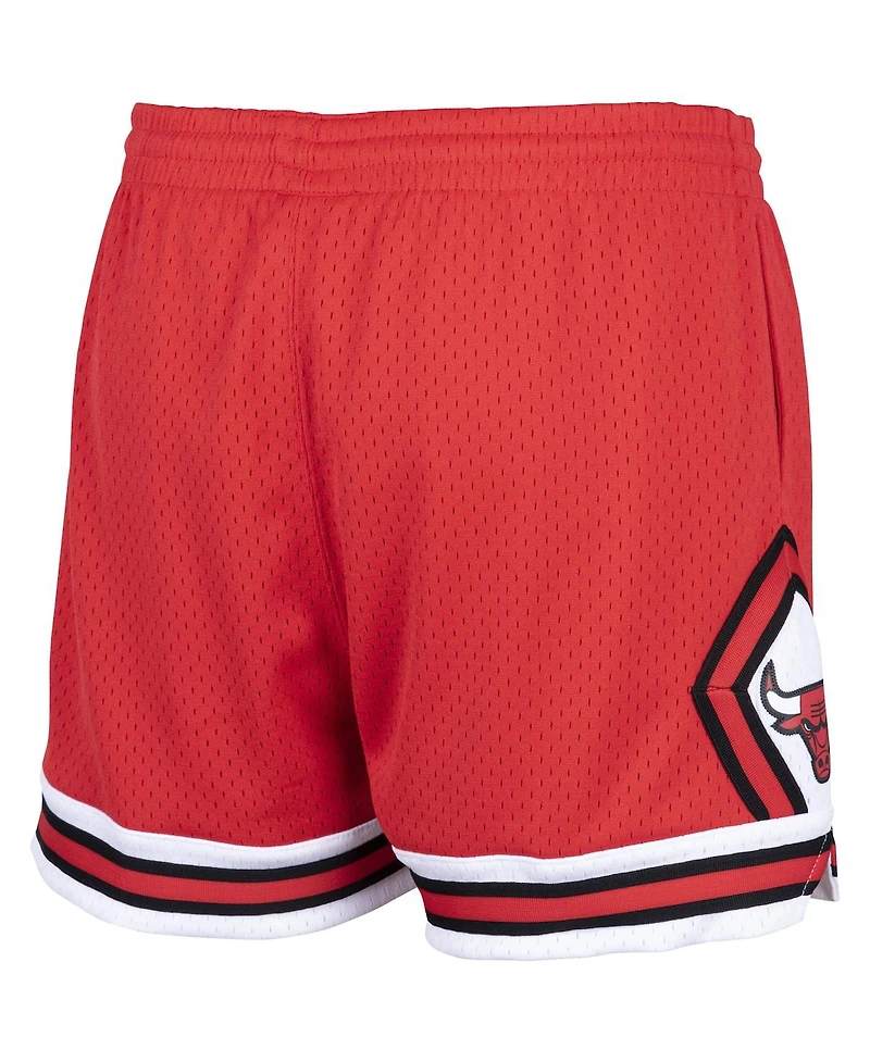 Women's Mitchell & Ness Red Chicago Bulls Jump Shot Shorts