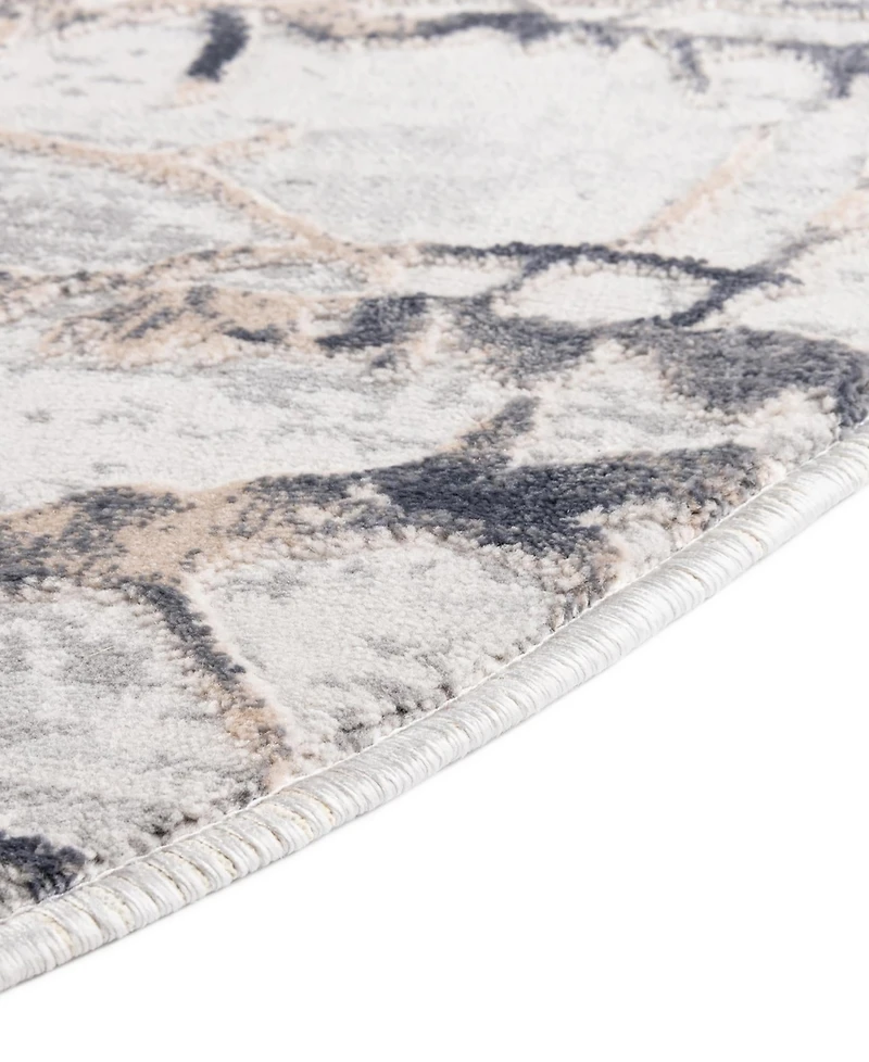 Bayshore Home Islin ISL01 7'10" x 10' Oval Area Rug