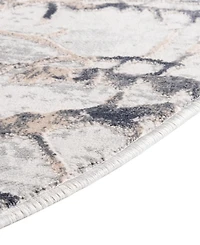 Bayshore Home Islin ISL01 7'10" x 10' Oval Area Rug