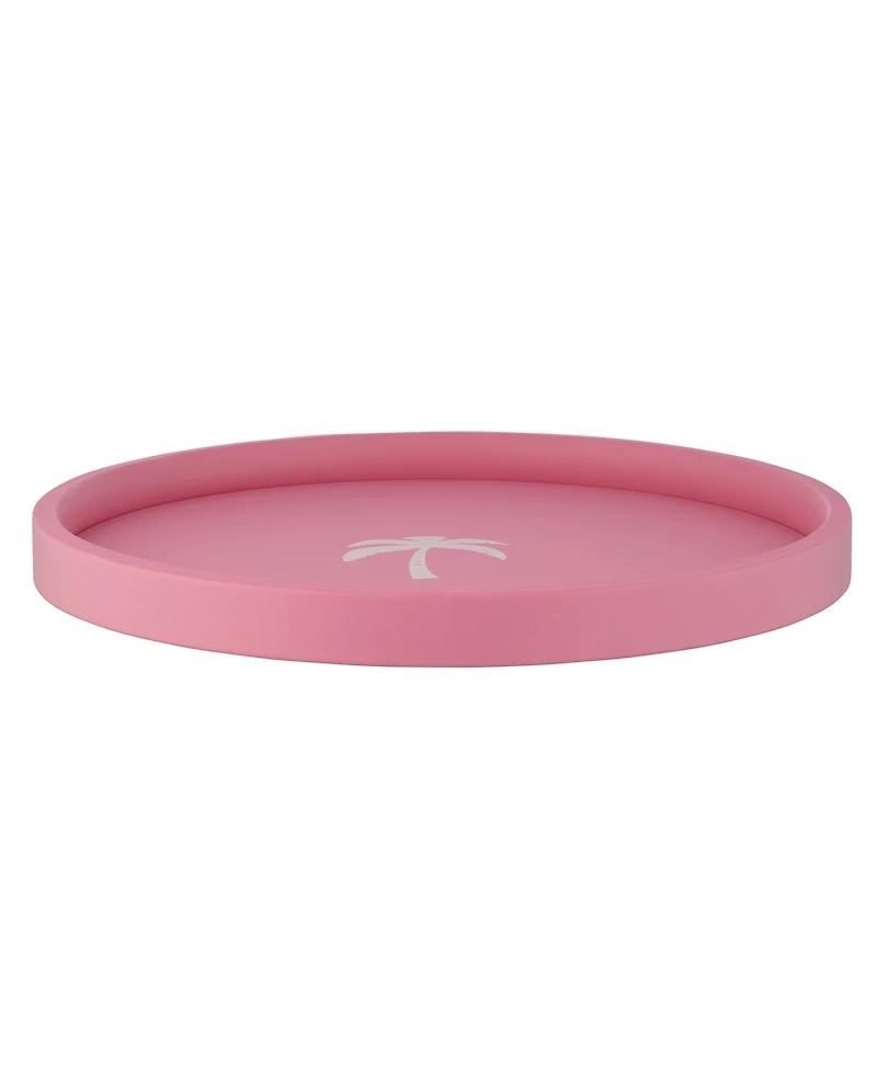 Pastimes 14" Round Palm Tree Serving Tray