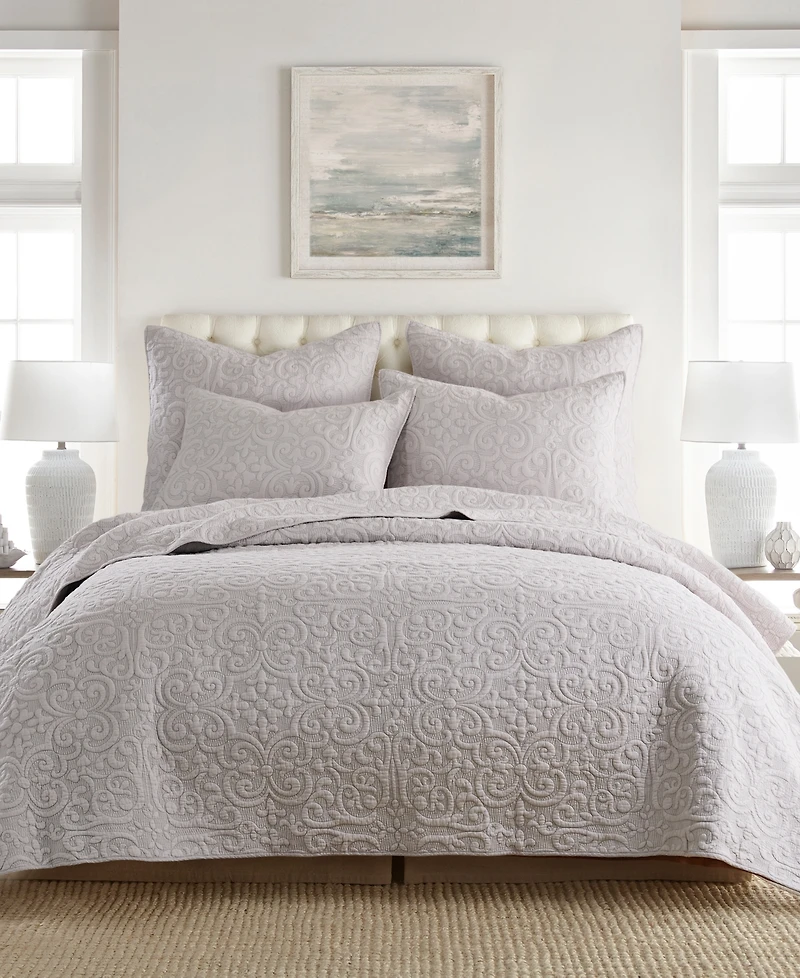 Levtex Sherbourne Quilted Stitch 2-Pc. Sham Set, Standard