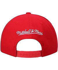 Men's Mitchell & Ness Red La Clippers Ground 2.0 Snapback Hat