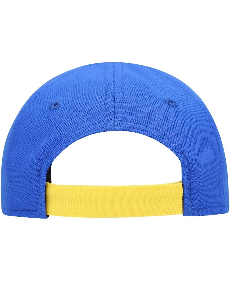 Boys and Girls Infant New Era Royal, Gold Los Angeles Rams My 1st 9FIFTY Adjustable Hat