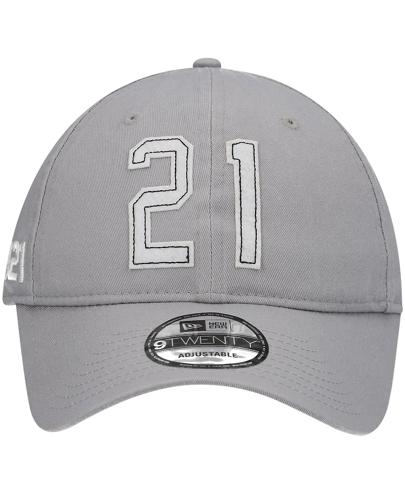 Men's New Era Gray Ireland National Team 100th Anniversary 9TWENTY Adjustable Hat