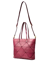 Old Trend Women's Genuine Leather Prism Tote Bag