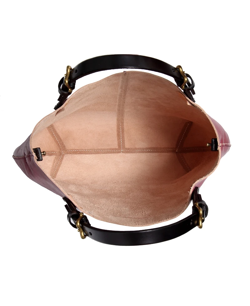 Old Trend Women's Genuine Leather Dip Dye Tote