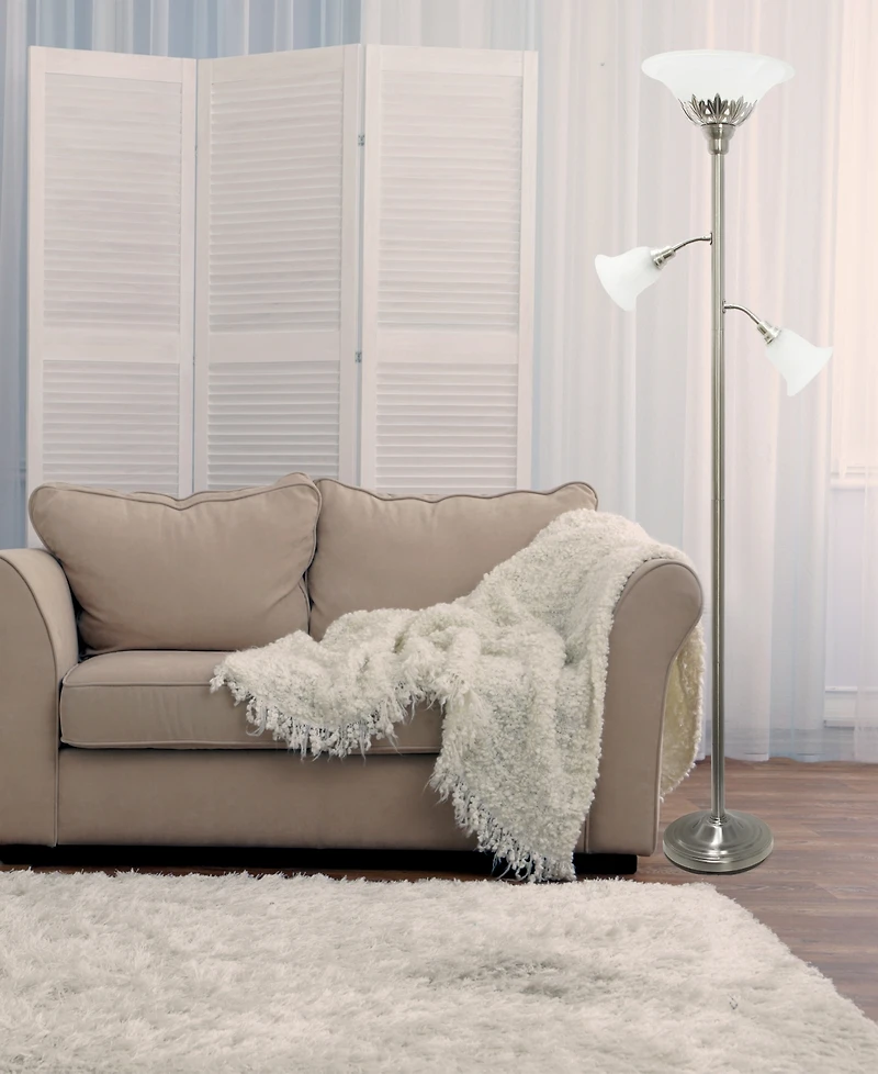 Elegant Designs 3 Light Floor Lamp