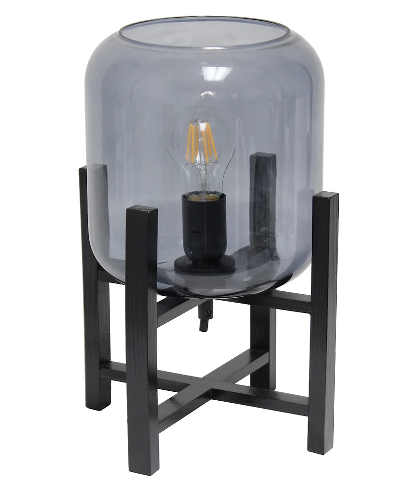 Simple Designs Wood Mounted Table Lamp